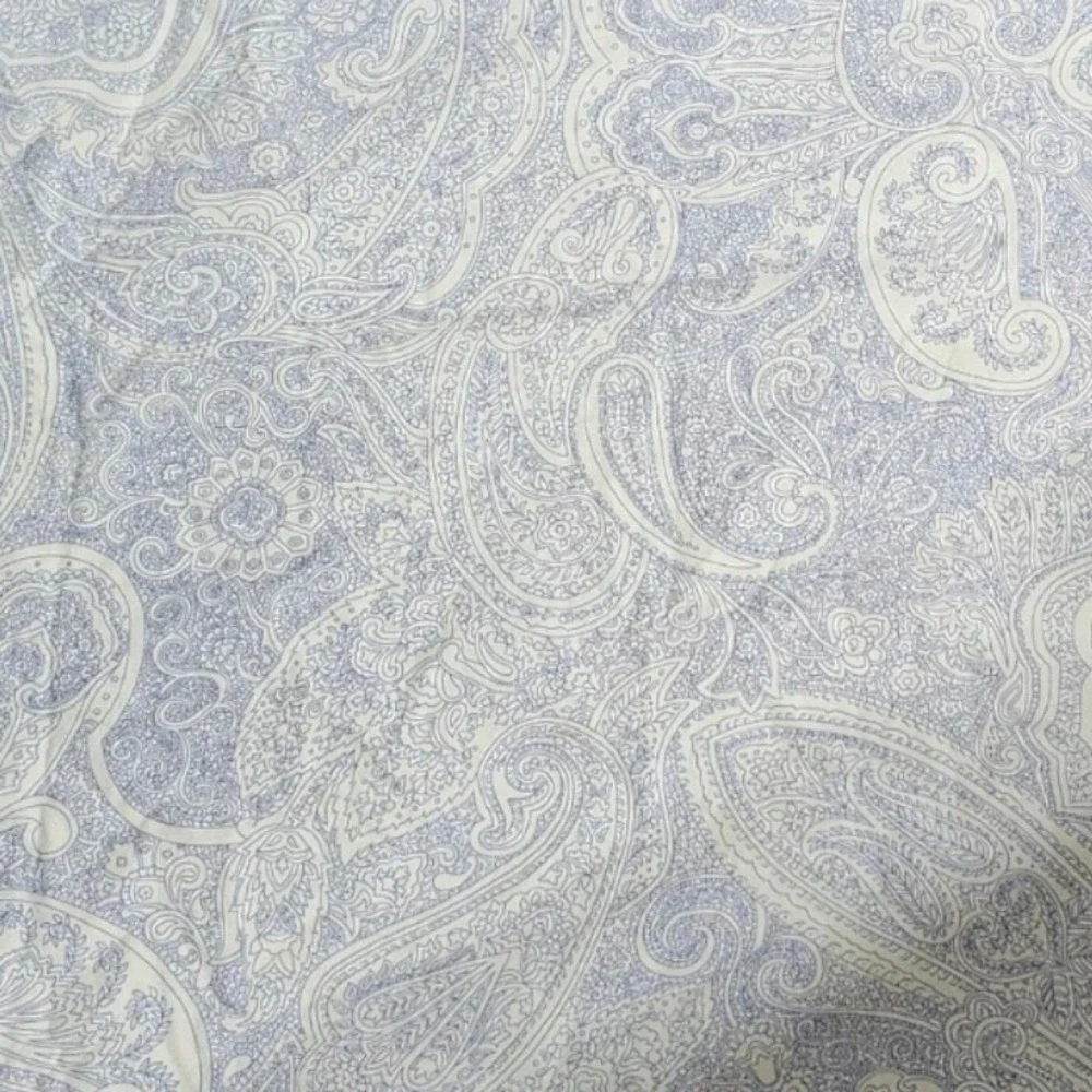 Lauren Ralph Lauren Vintage Light Blue Paisley Standard Pillowcase 100% Cotton